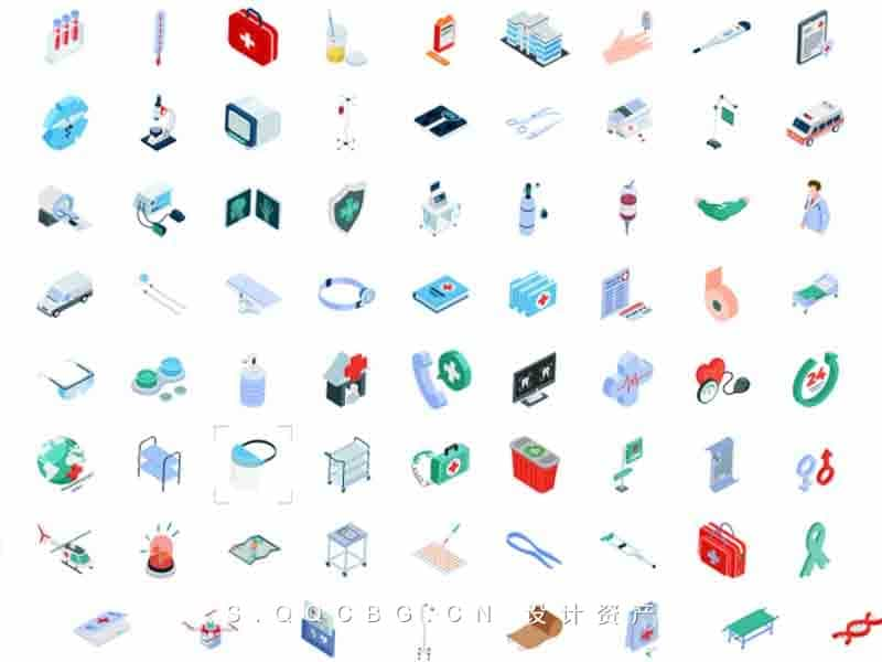 【300】诊所机构医疗元素MG动画图标设计AE模板 300 Icons Pack - Medical Elements 